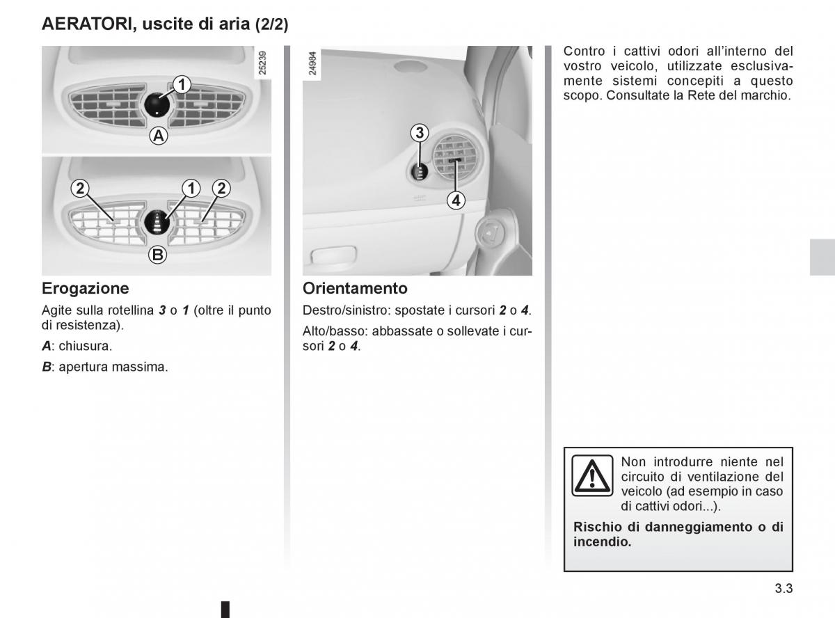 Renault Clio III 3 manuale del proprietario / page 133