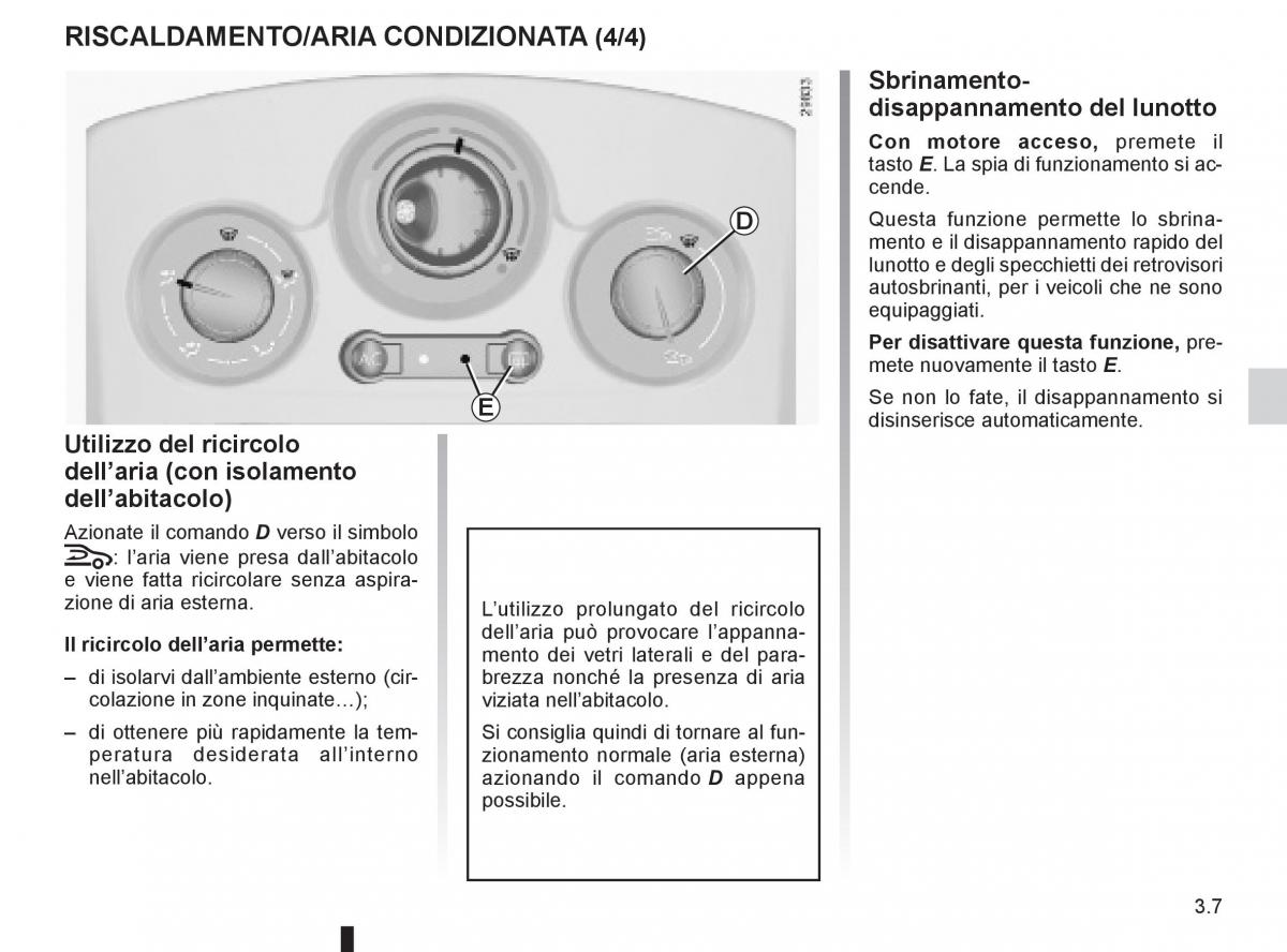 Renault Clio III 3 manuale del proprietario / page 137