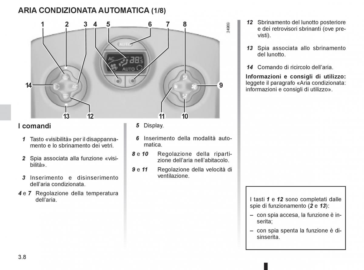 Renault Clio III 3 manuale del proprietario / page 138