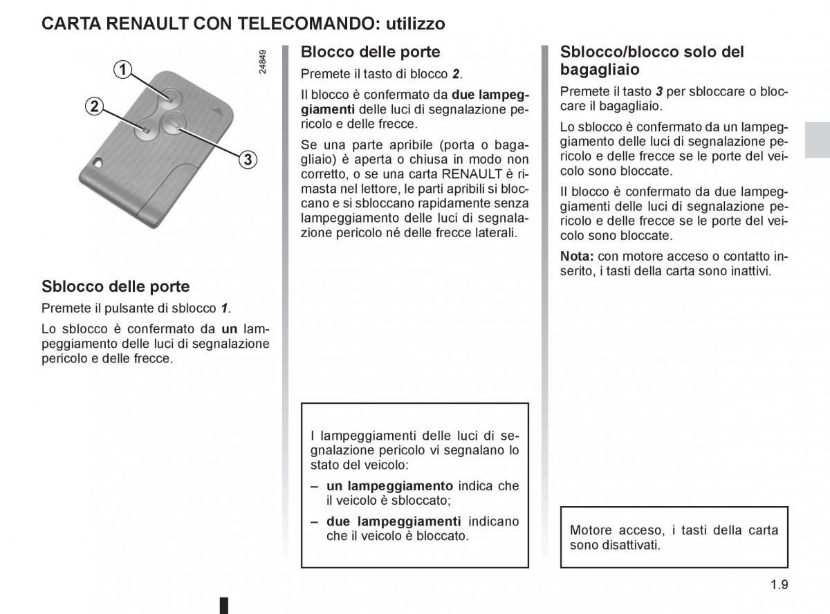 Renault Clio III 3 manuale del proprietario / page 15