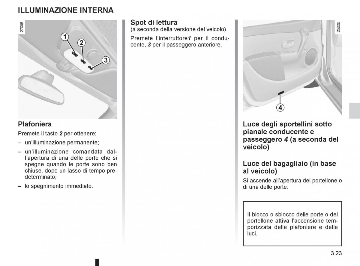 Renault Clio III 3 manuale del proprietario / page 153