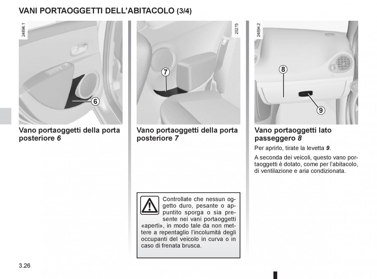 Renault Clio III 3 manuale del proprietario / page 156