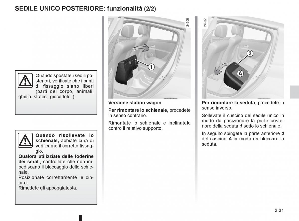 Renault Clio III 3 manuale del proprietario / page 161