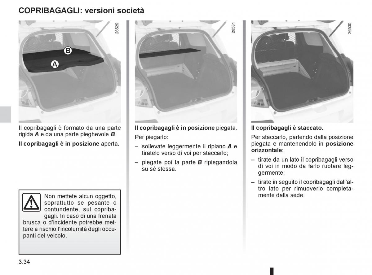 Renault Clio III 3 manuale del proprietario / page 164