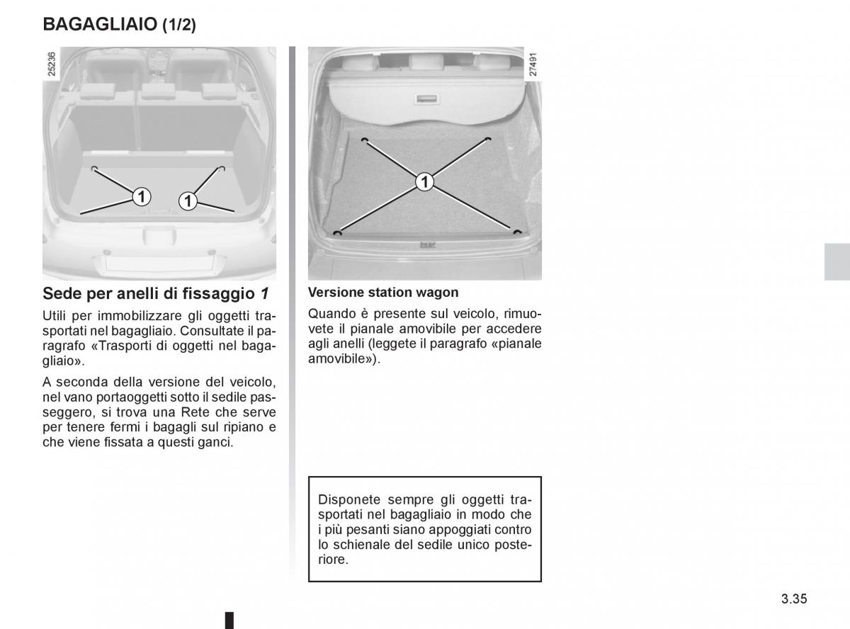 Renault Clio III 3 manuale del proprietario / page 165