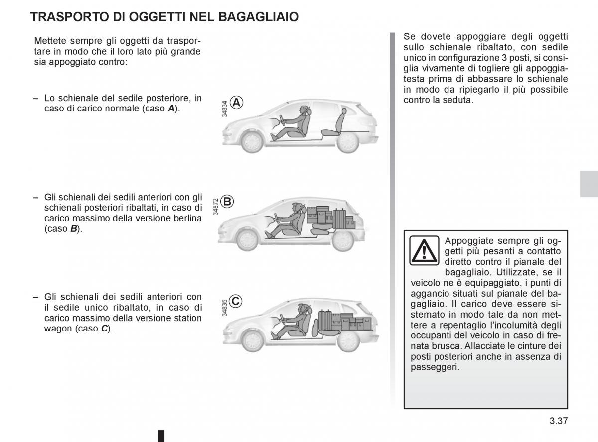 Renault Clio III 3 manuale del proprietario / page 167