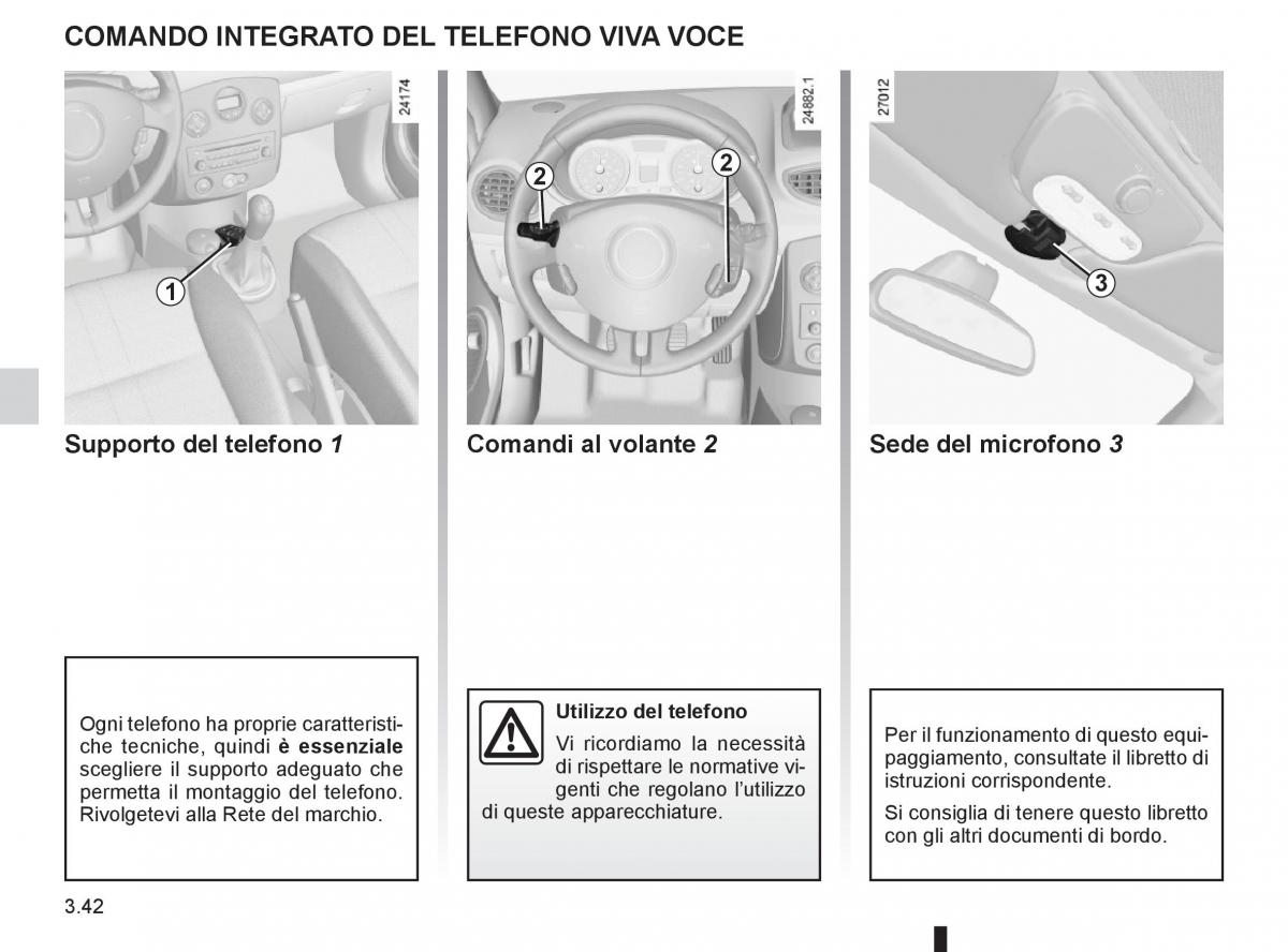 Renault Clio III 3 manuale del proprietario / page 172