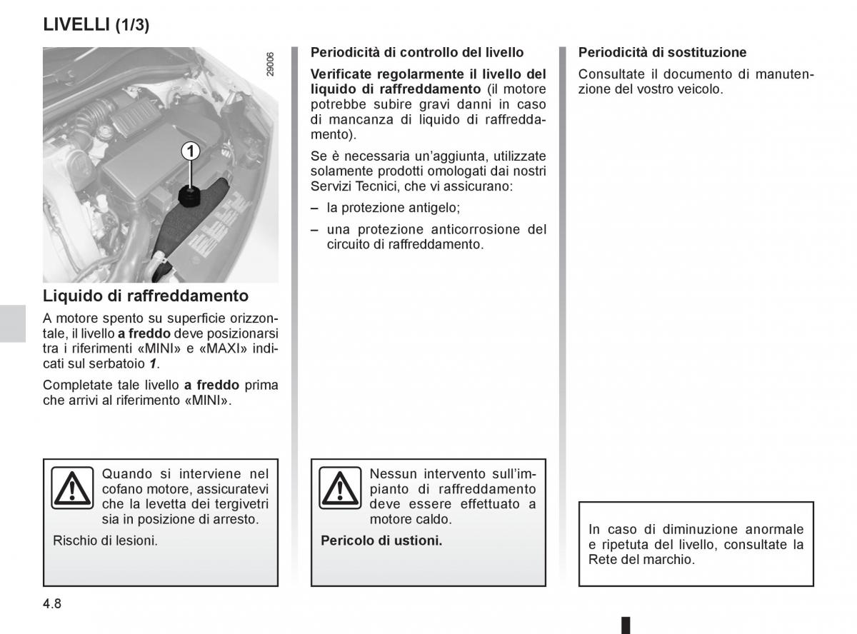 Renault Clio III 3 manuale del proprietario / page 180