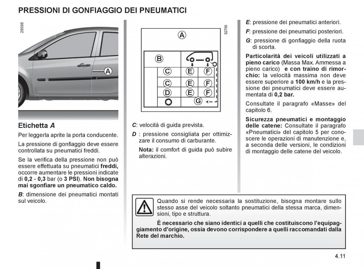 Renault Clio III 3 manuale del proprietario / page 183