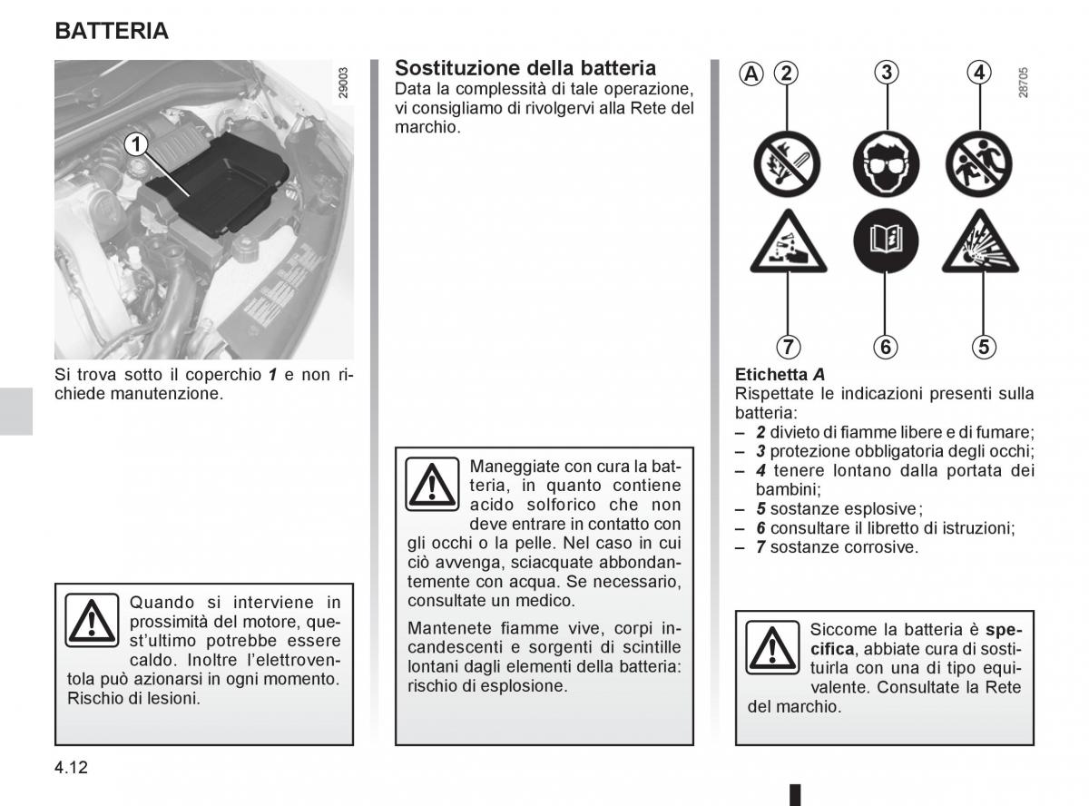 Renault Clio III 3 manuale del proprietario / page 184