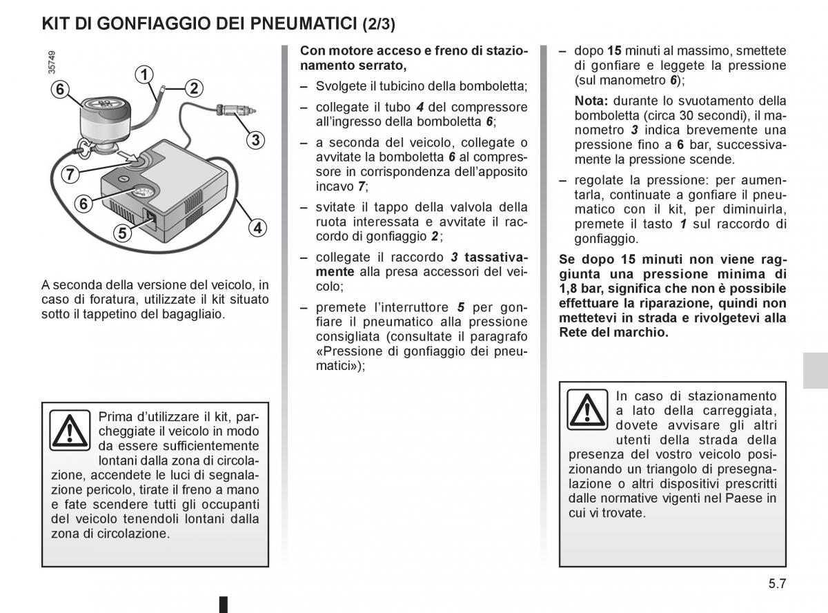 Renault Clio III 3 manuale del proprietario / page 195