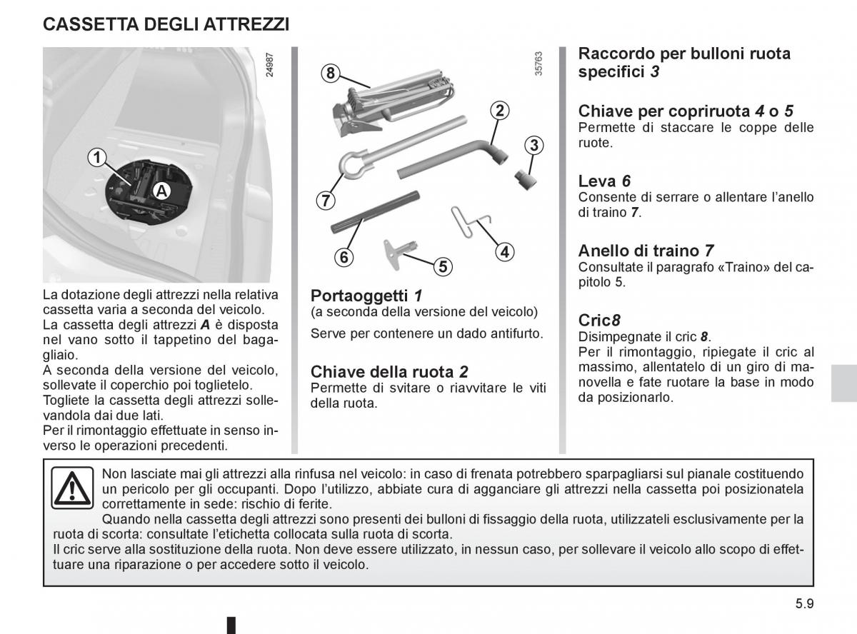 Renault Clio III 3 manuale del proprietario / page 197