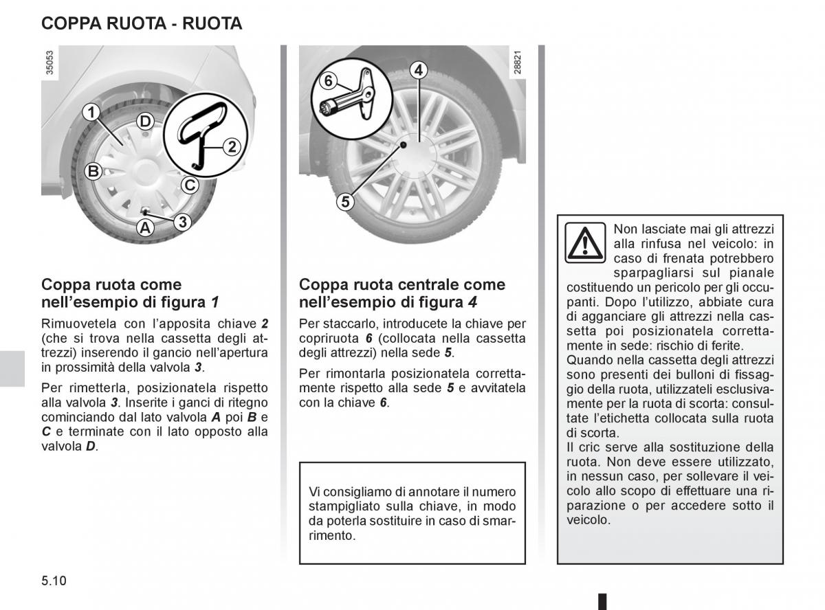 Renault Clio III 3 manuale del proprietario / page 198