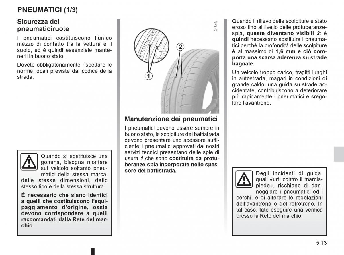 Renault Clio III 3 manuale del proprietario / page 201