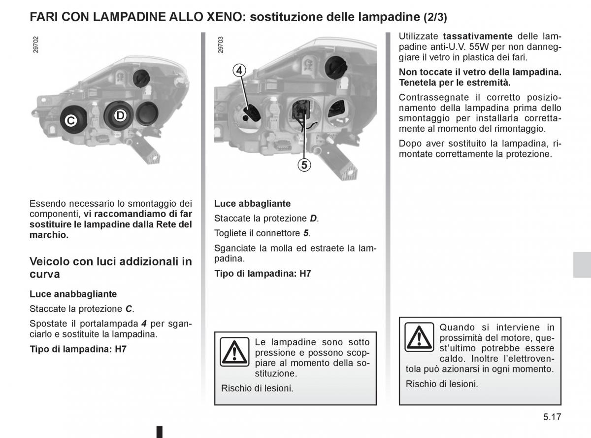 Renault Clio III 3 manuale del proprietario / page 205