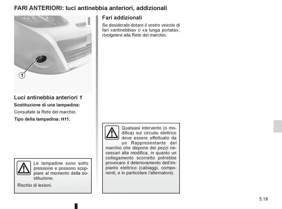 Renault Clio III 3 manuale del proprietario / page 207