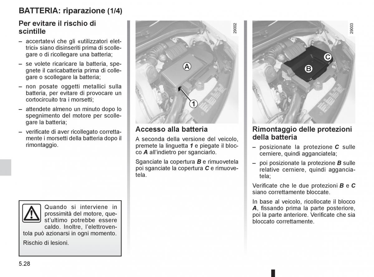 Renault Clio III 3 manuale del proprietario / page 216