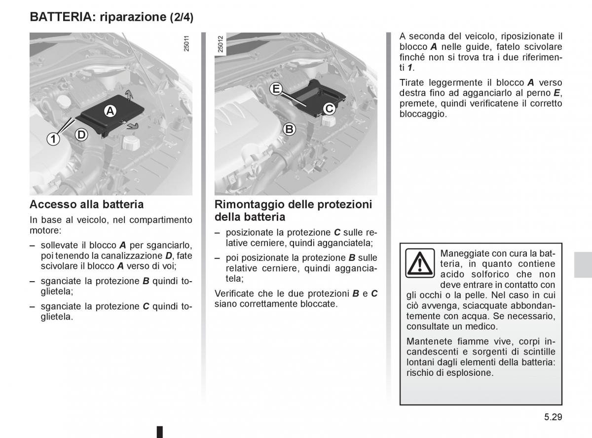 Renault Clio III 3 manuale del proprietario / page 217