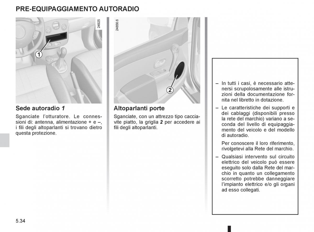 Renault Clio III 3 manuale del proprietario / page 222