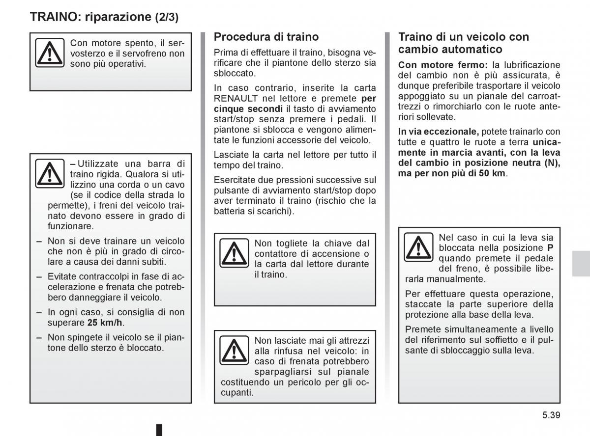 Renault Clio III 3 manuale del proprietario / page 227