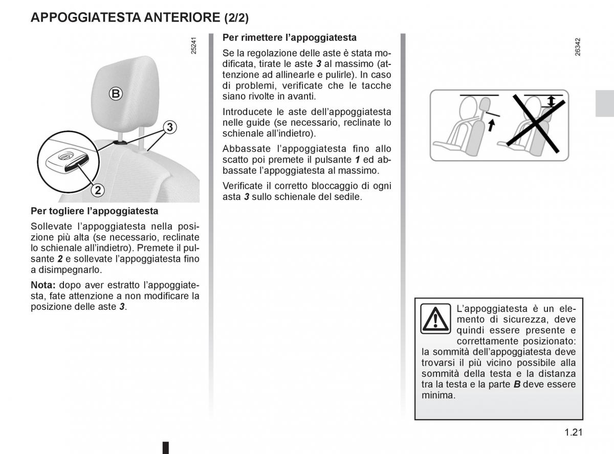 Renault Clio III 3 manuale del proprietario / page 27