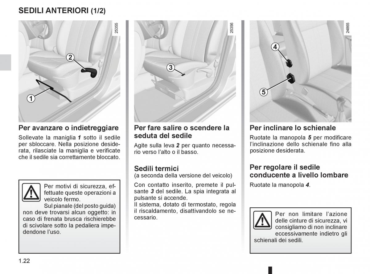Renault Clio III 3 manuale del proprietario / page 28