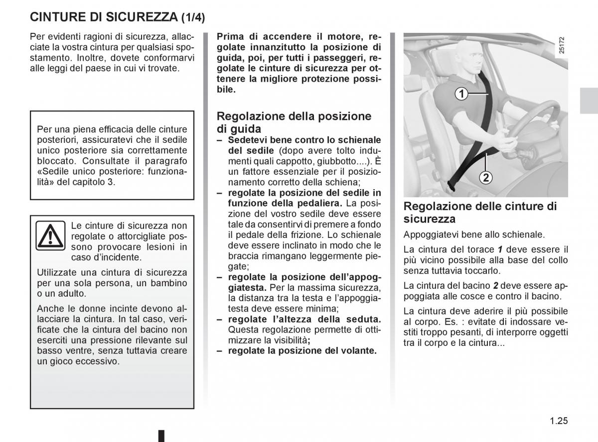 Renault Clio III 3 manuale del proprietario / page 31