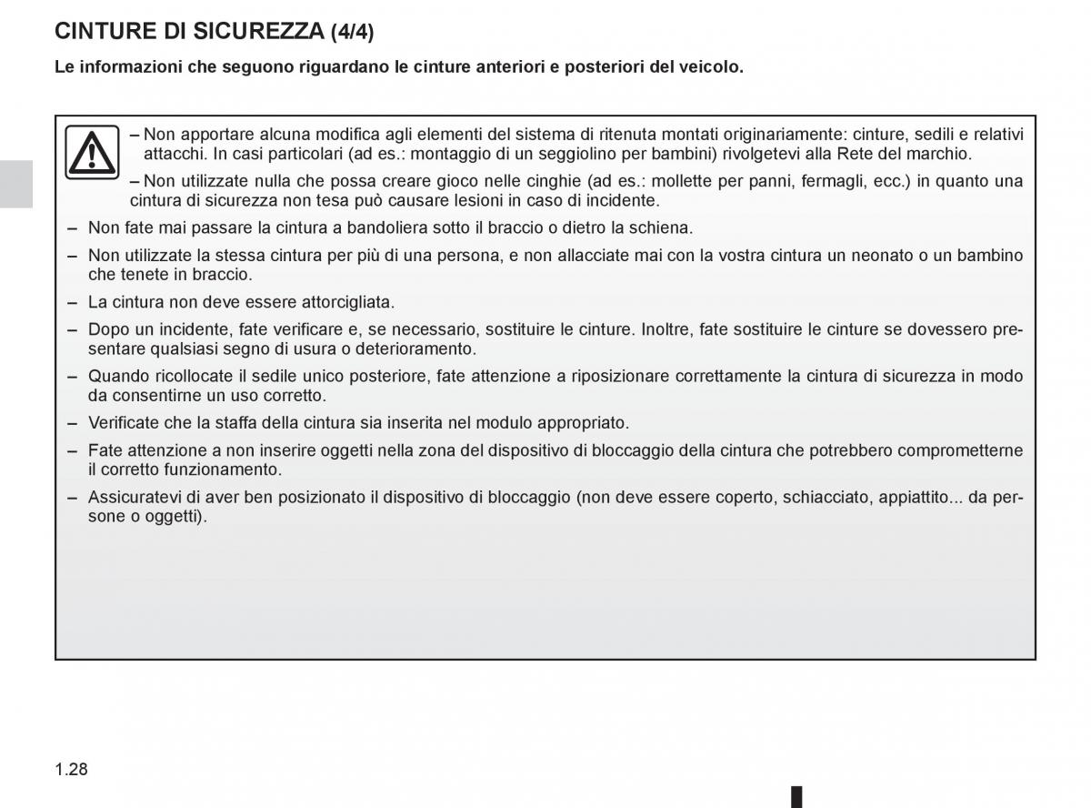 Renault Clio III 3 manuale del proprietario / page 34