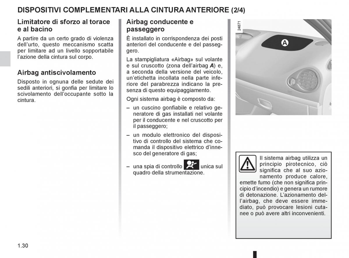 Renault Clio III 3 manuale del proprietario / page 36