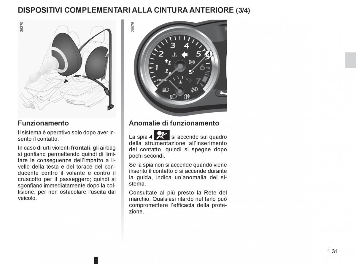 Renault Clio III 3 manuale del proprietario / page 37