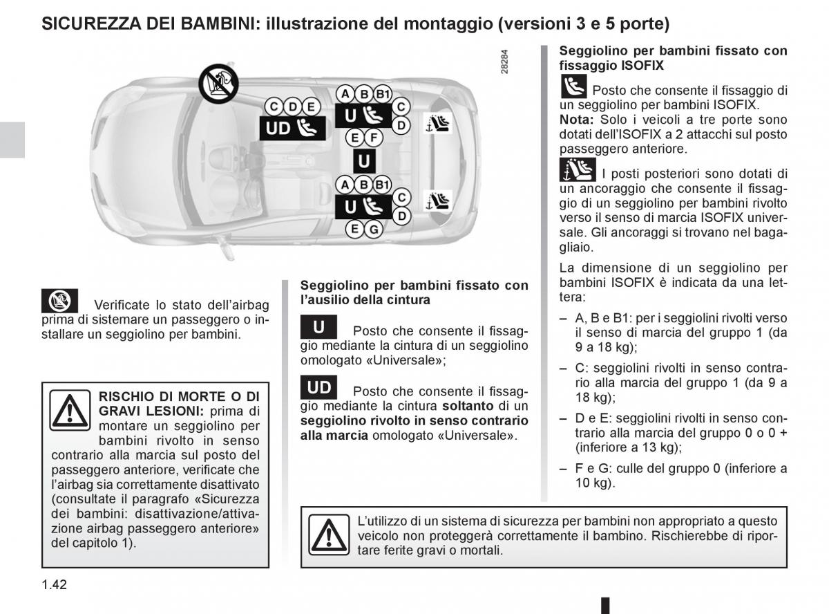 Renault Clio III 3 manuale del proprietario / page 48