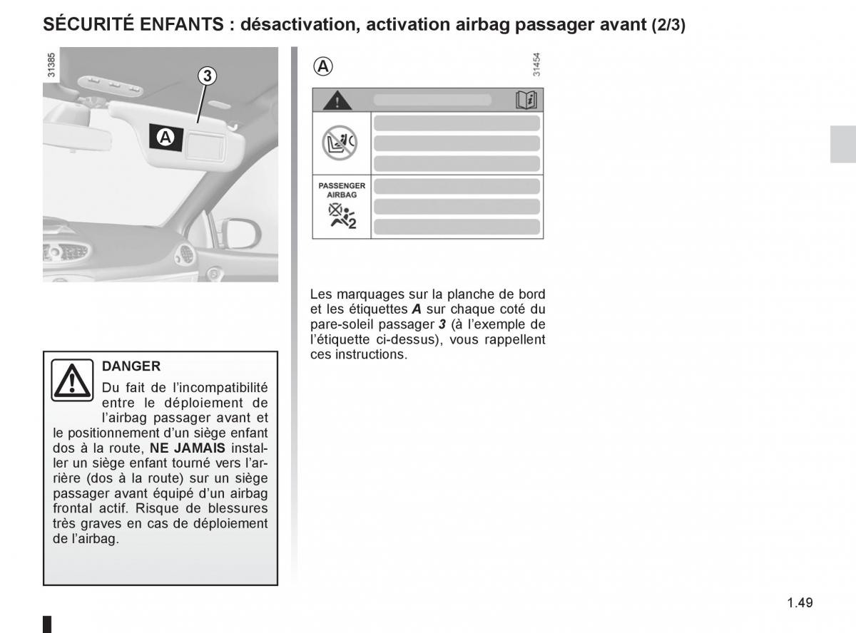 Renault Clio III 3 manuel du proprietaire / page 55