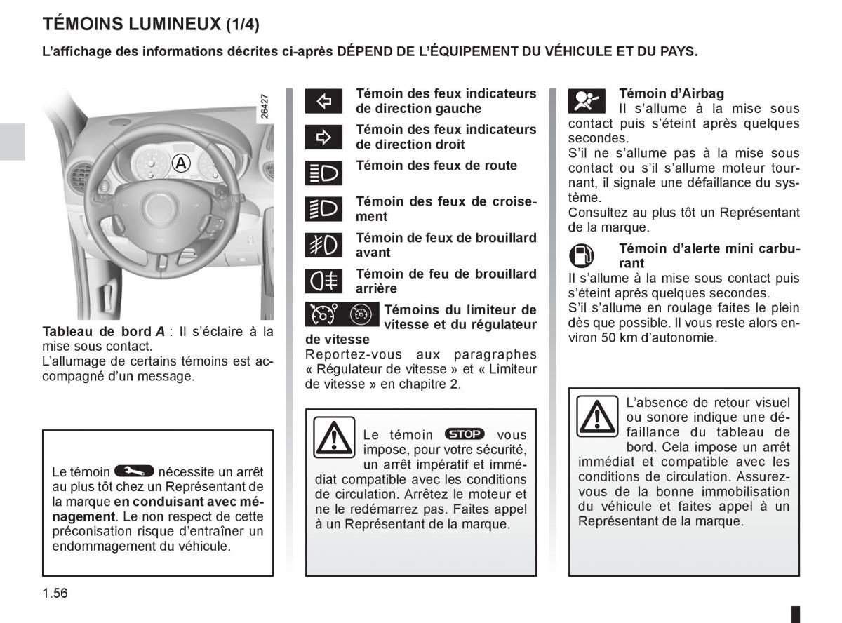 Renault Clio III 3 manuel du proprietaire / page 62