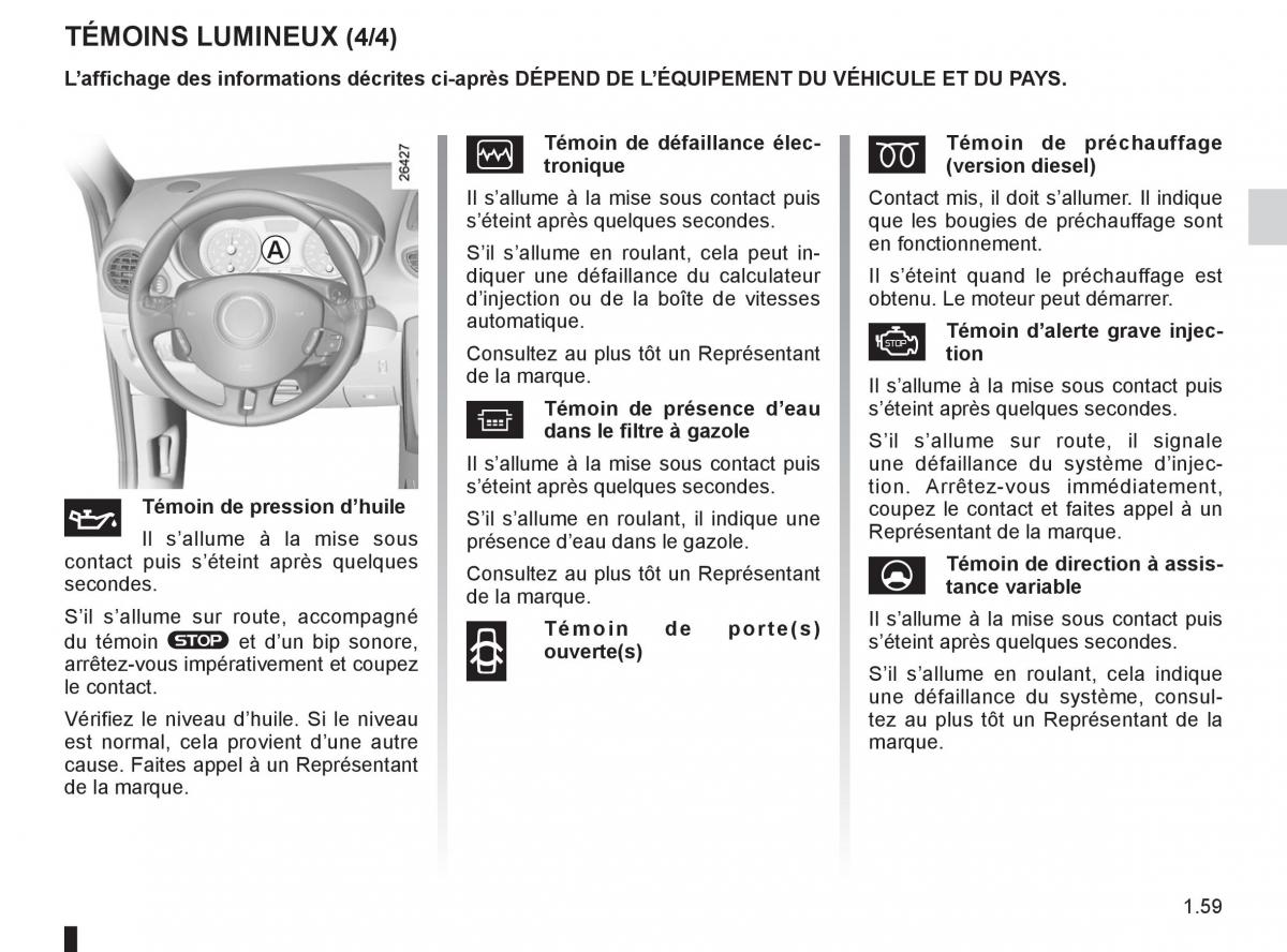 Renault Clio III 3 manuel du proprietaire / page 65