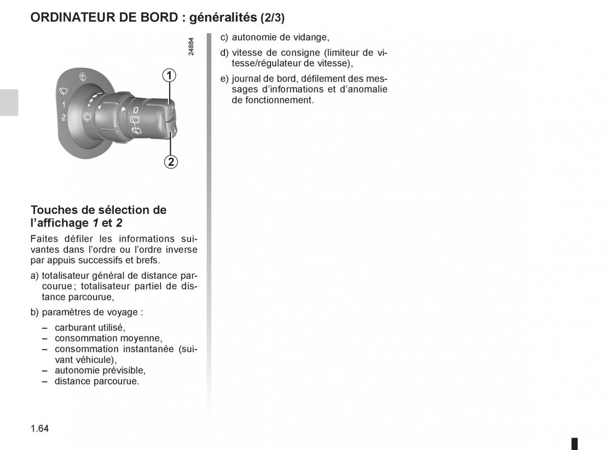 Renault Clio III 3 manuel du proprietaire / page 70