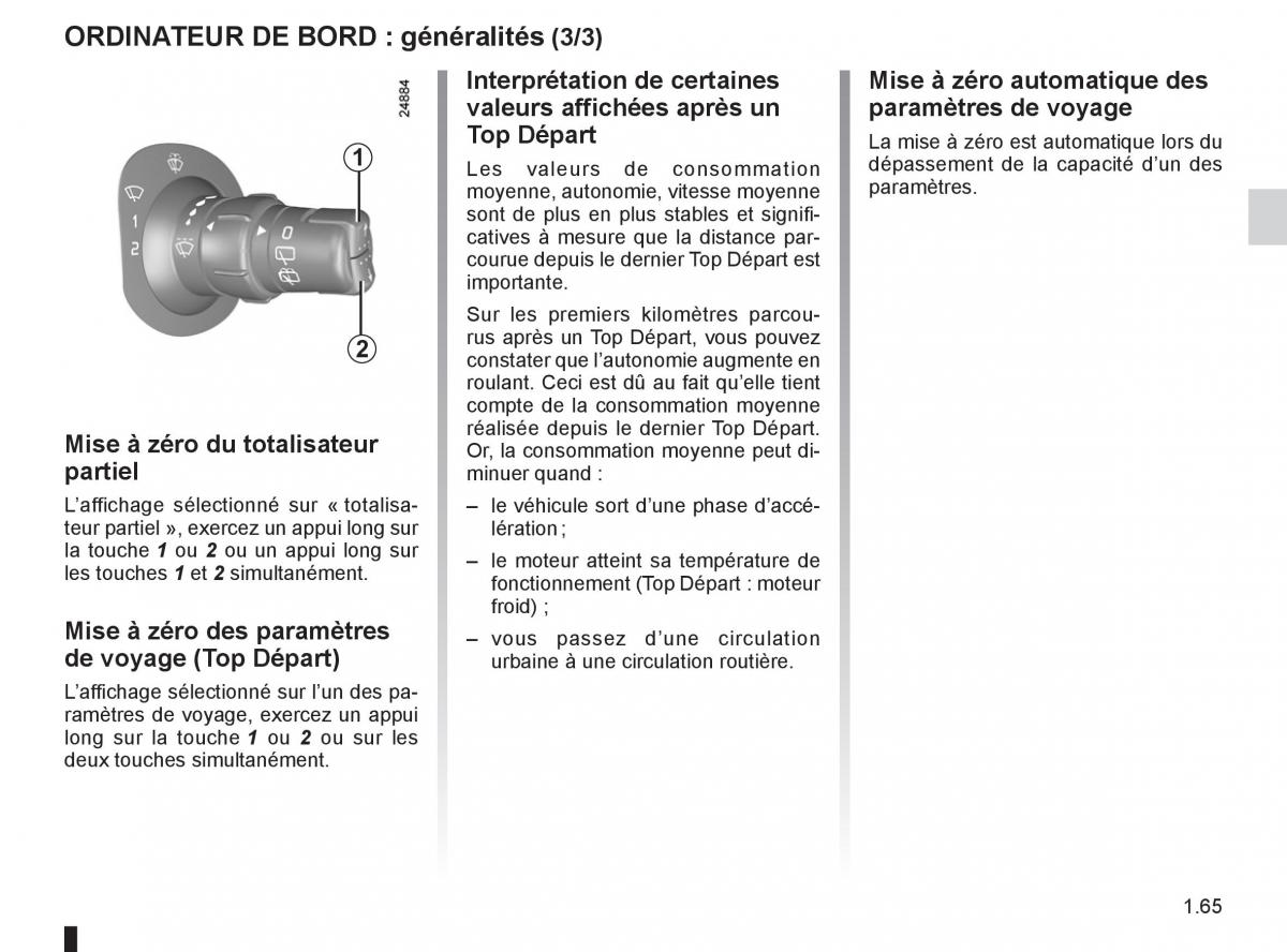 Renault Clio III 3 manuel du proprietaire / page 71