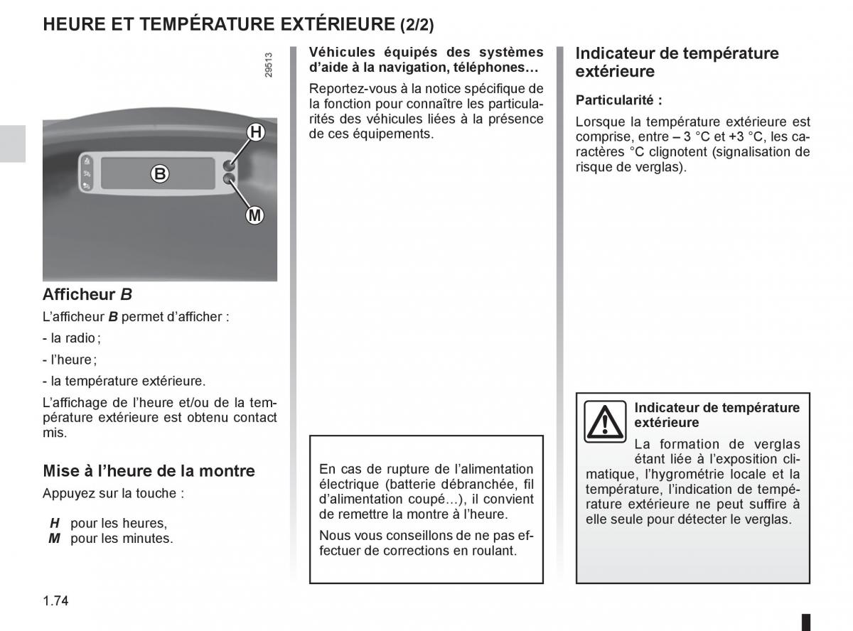 Renault Clio III 3 manuel du proprietaire / page 80