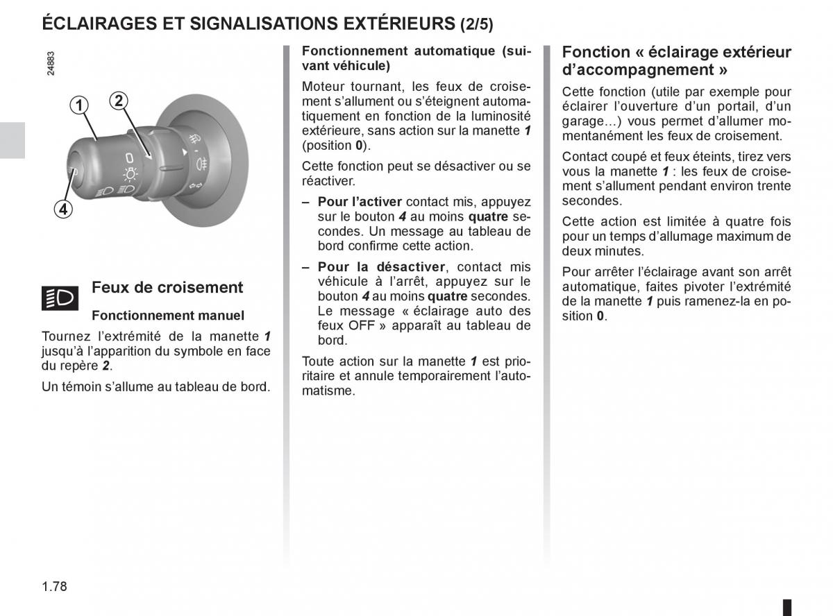 Renault Clio III 3 manuel du proprietaire / page 84