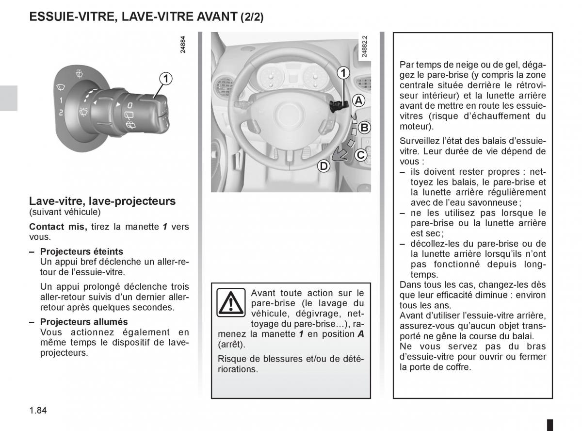 Renault Clio III 3 manuel du proprietaire / page 90