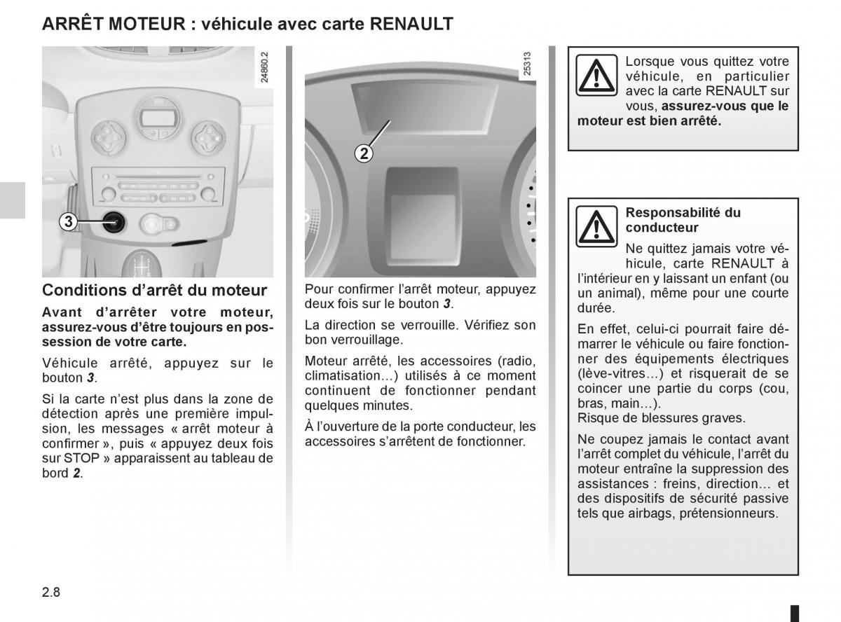 Renault Clio III 3 manuel du proprietaire / page 102