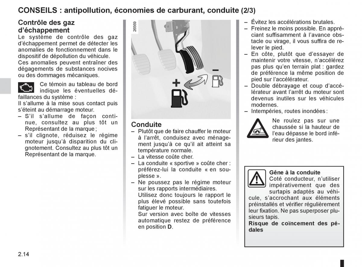 Renault Clio III 3 manuel du proprietaire / page 108