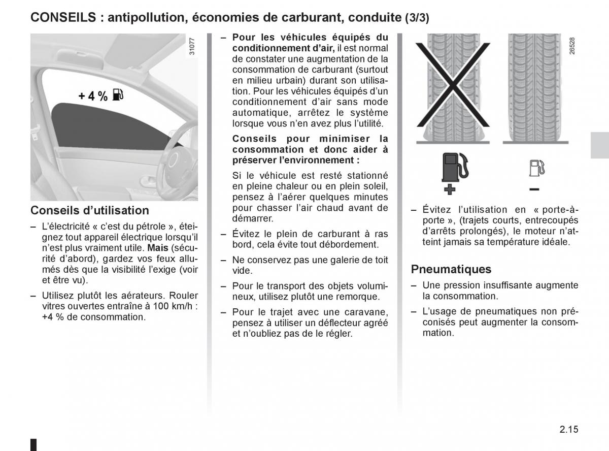 Renault Clio III 3 manuel du proprietaire / page 109