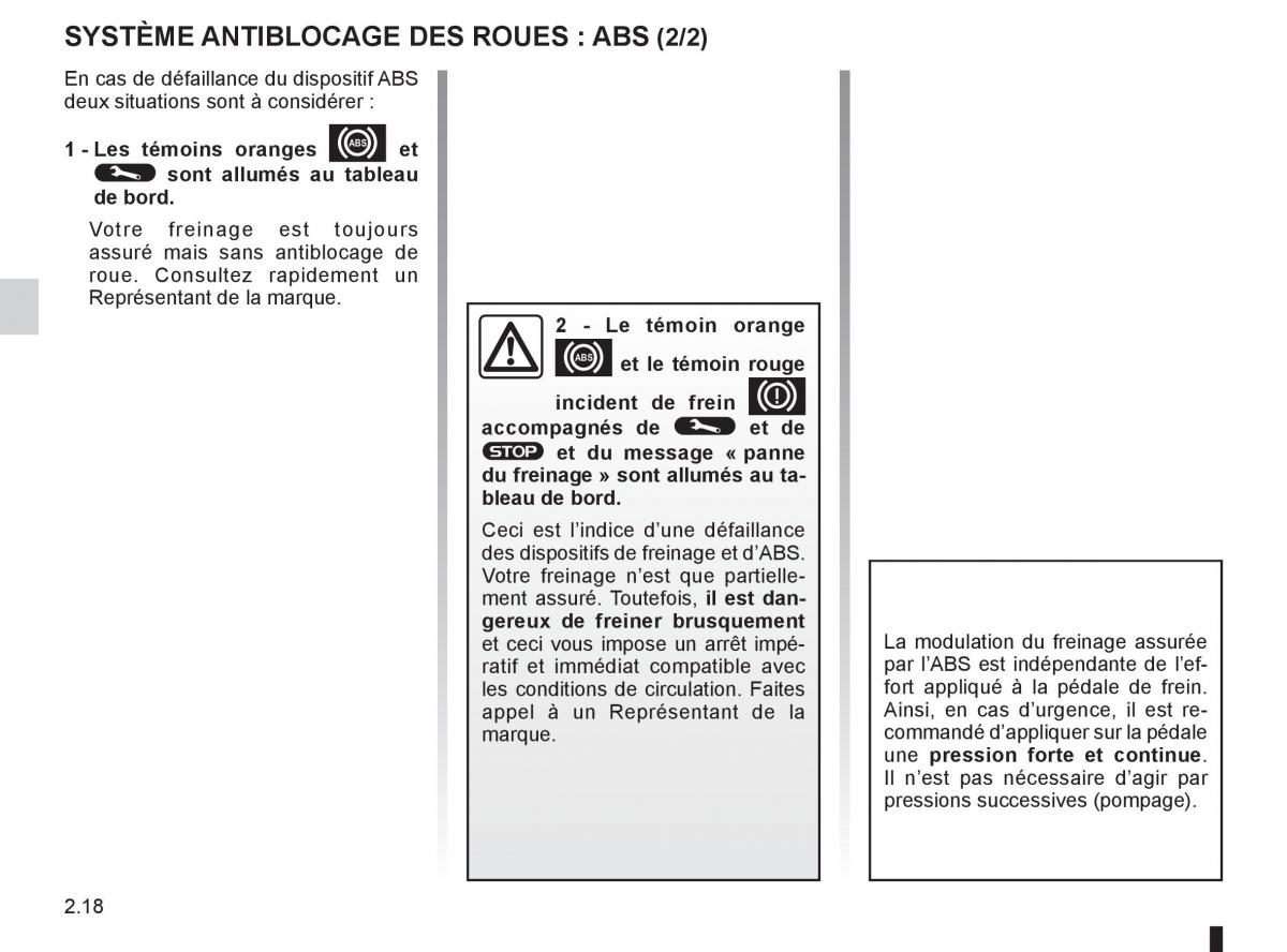 Renault Clio III 3 manuel du proprietaire / page 112