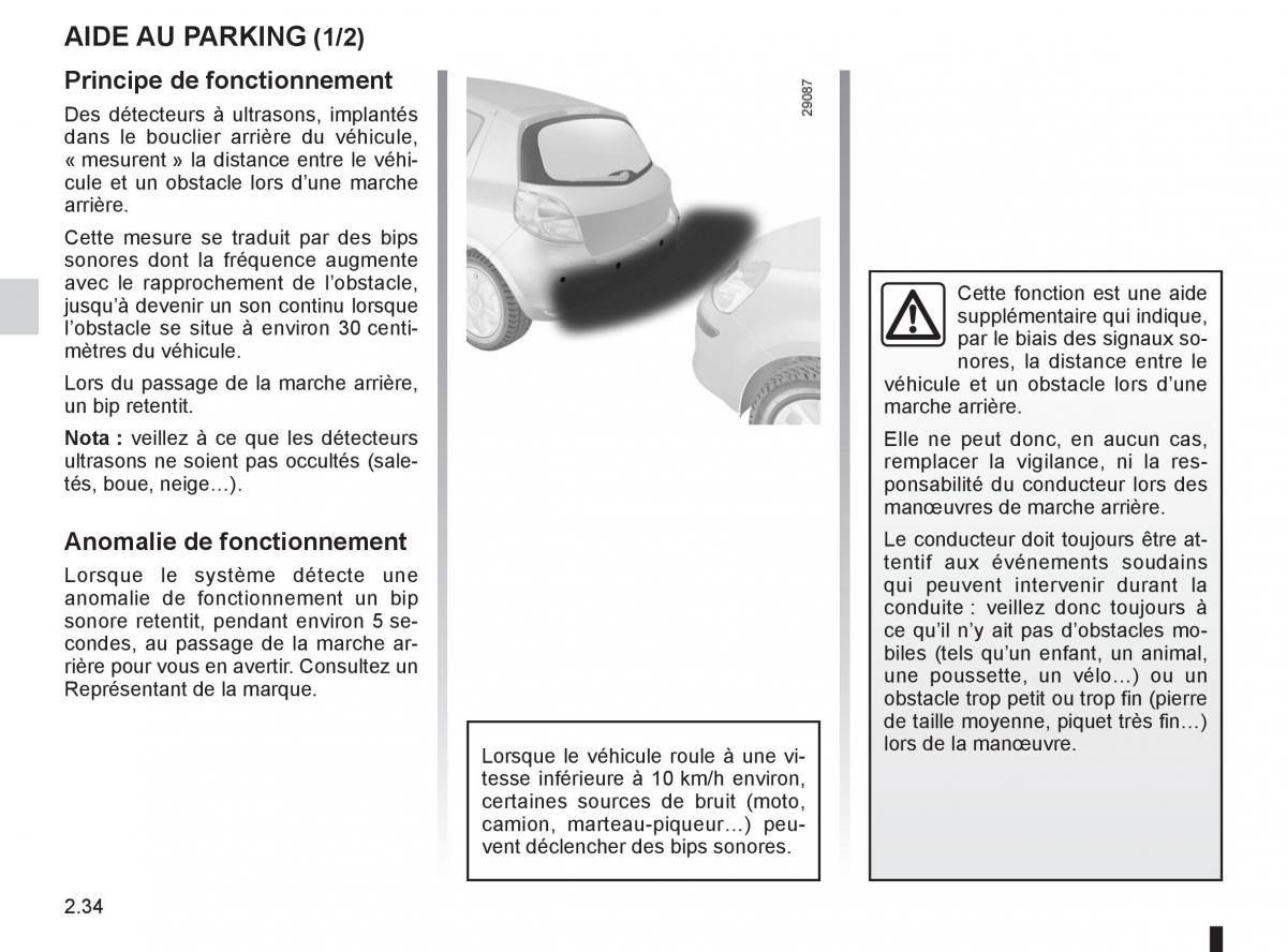 Renault Clio III 3 manuel du proprietaire / page 128