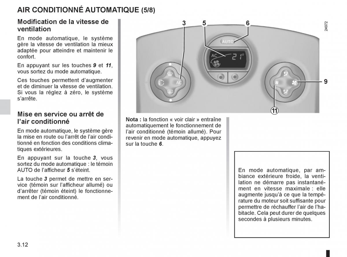 Renault Clio III 3 manuel du proprietaire / page 142