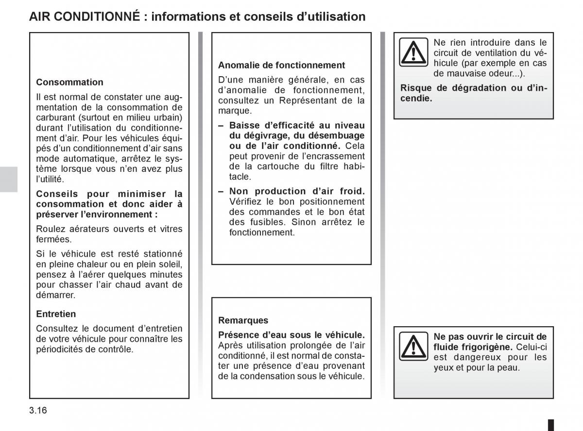 Renault Clio III 3 manuel du proprietaire / page 146