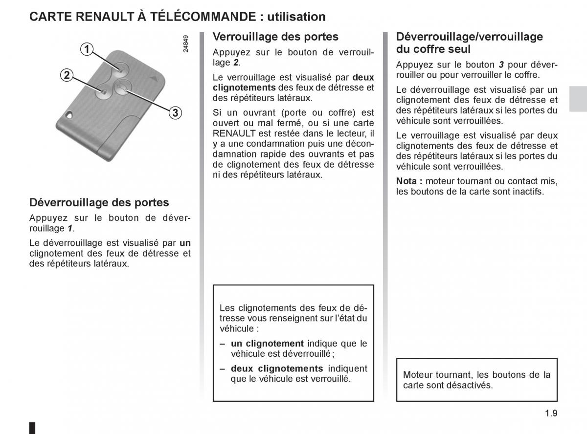 Renault Clio III 3 manuel du proprietaire / page 15