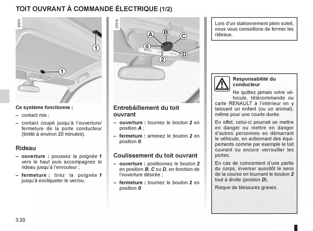 Renault Clio III 3 manuel du proprietaire / page 150