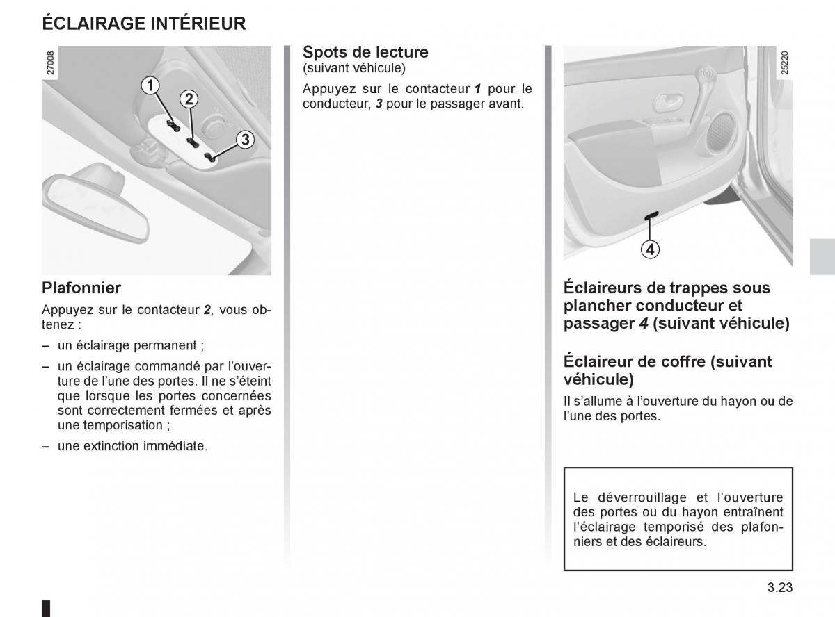 Renault Clio III 3 manuel du proprietaire / page 153