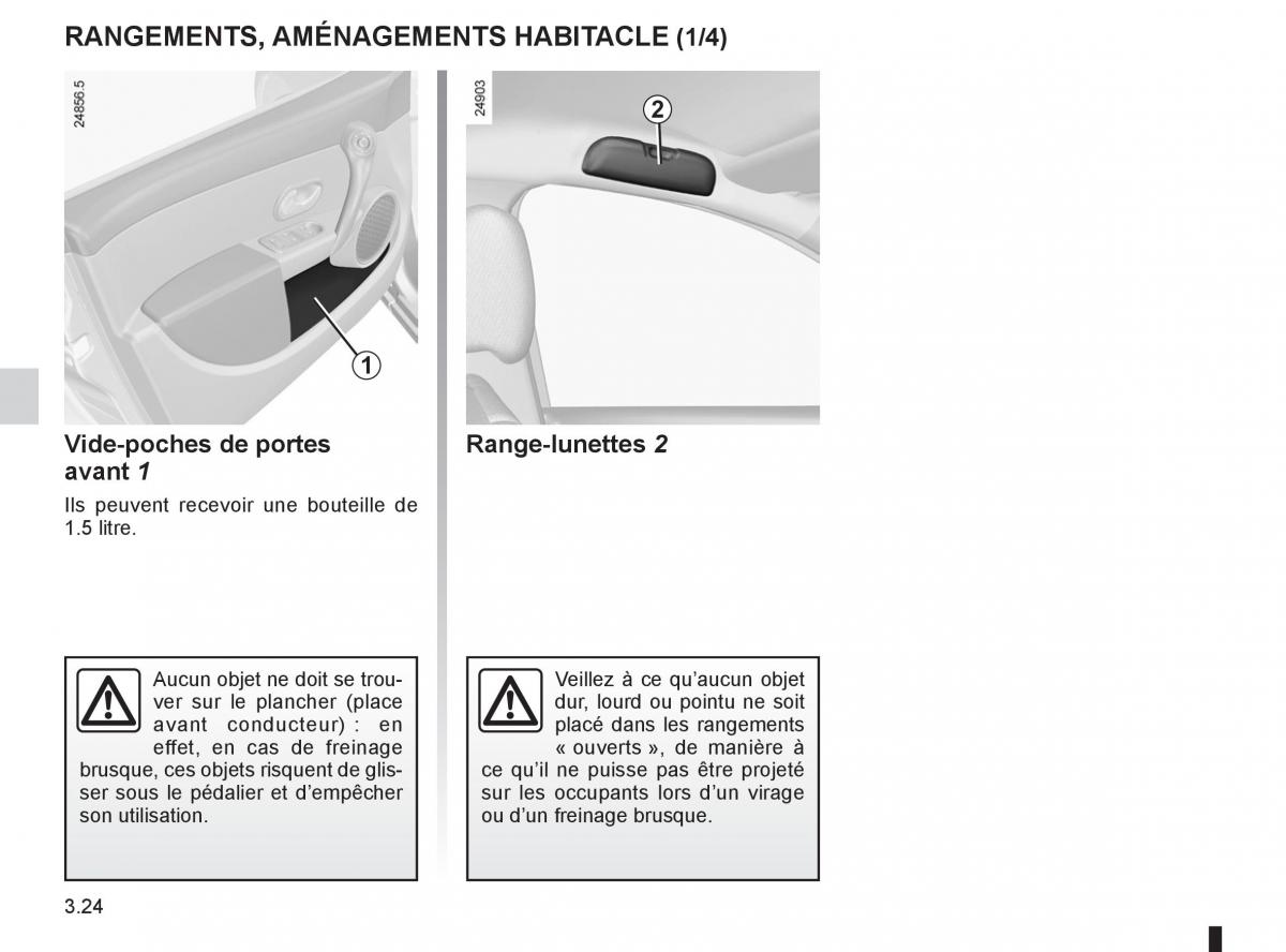 Renault Clio III 3 manuel du proprietaire / page 154